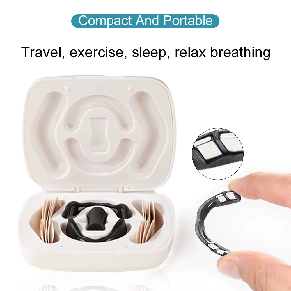 Magnetic Nasal Breathing Dilators Kits Nasal Dilator Boost Oxygen Intake Breathing Refill Nose Clip Nasal Strips Reduce Snoring